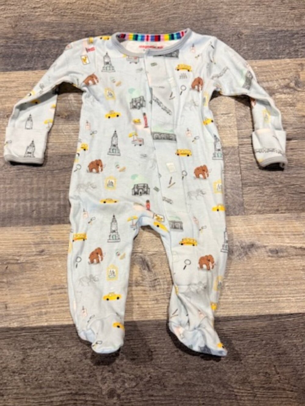 Magnetic Me 0-3 Months Footie Pajamas